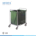 AG-SS013 carretilla de acero inoxidable equipo de lavandería comercial